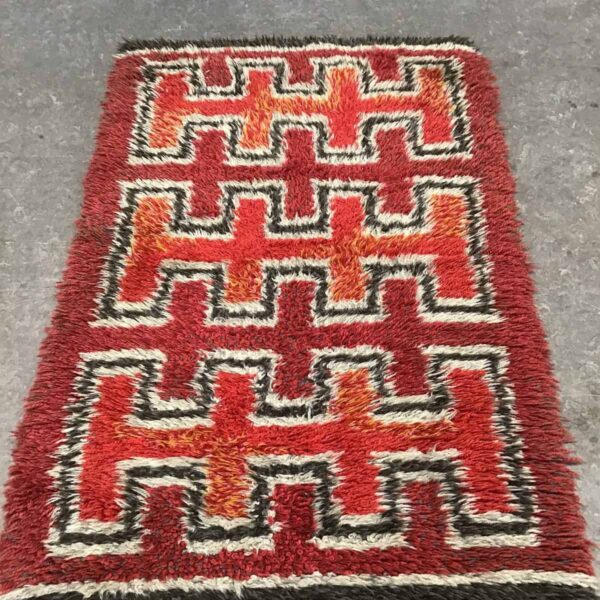 Retro Swedish Rya Rug 'Yukatan'