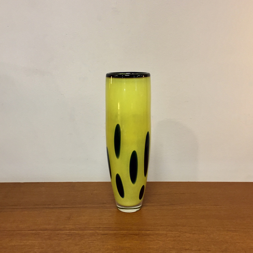 Beautiful Psychedelic Glass Vase