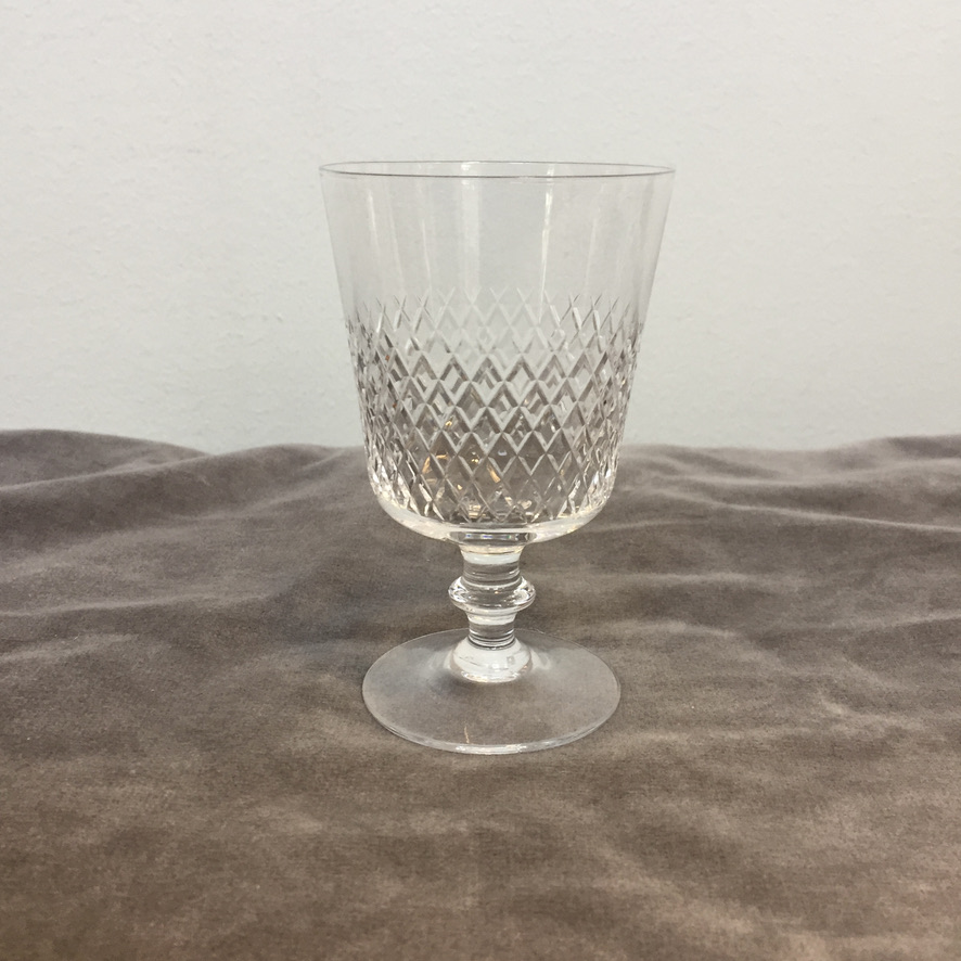 "Diamant" White Wine Glass by Vicke Lindstrand