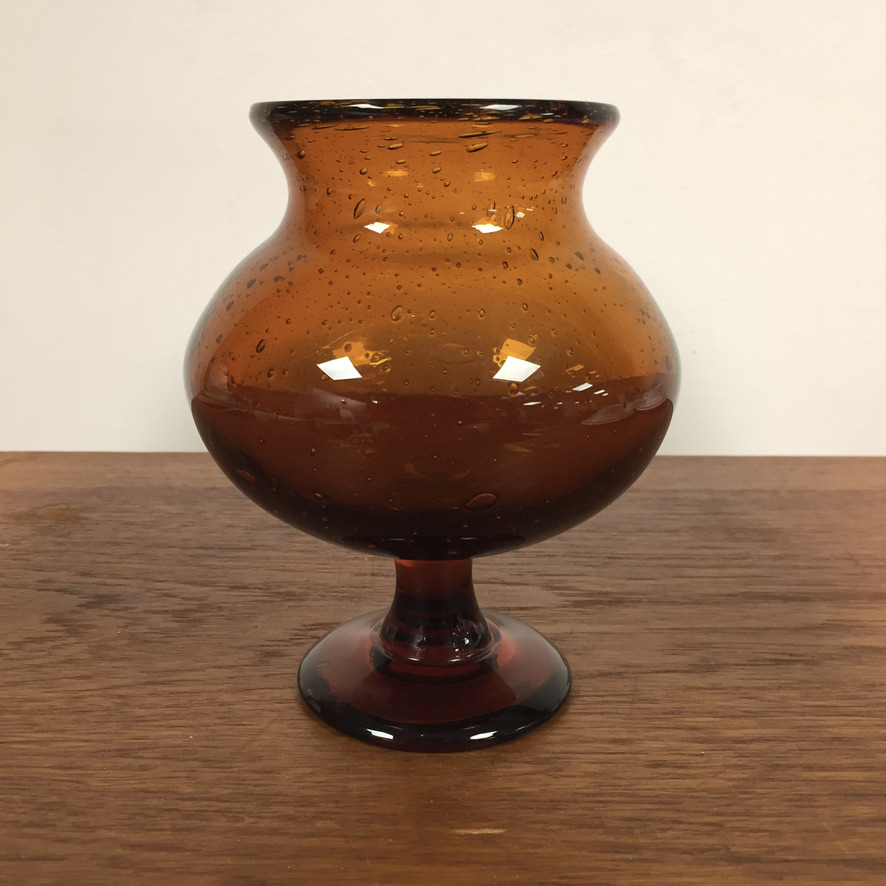 Glass Cup/Candlestick by Erik Höglund