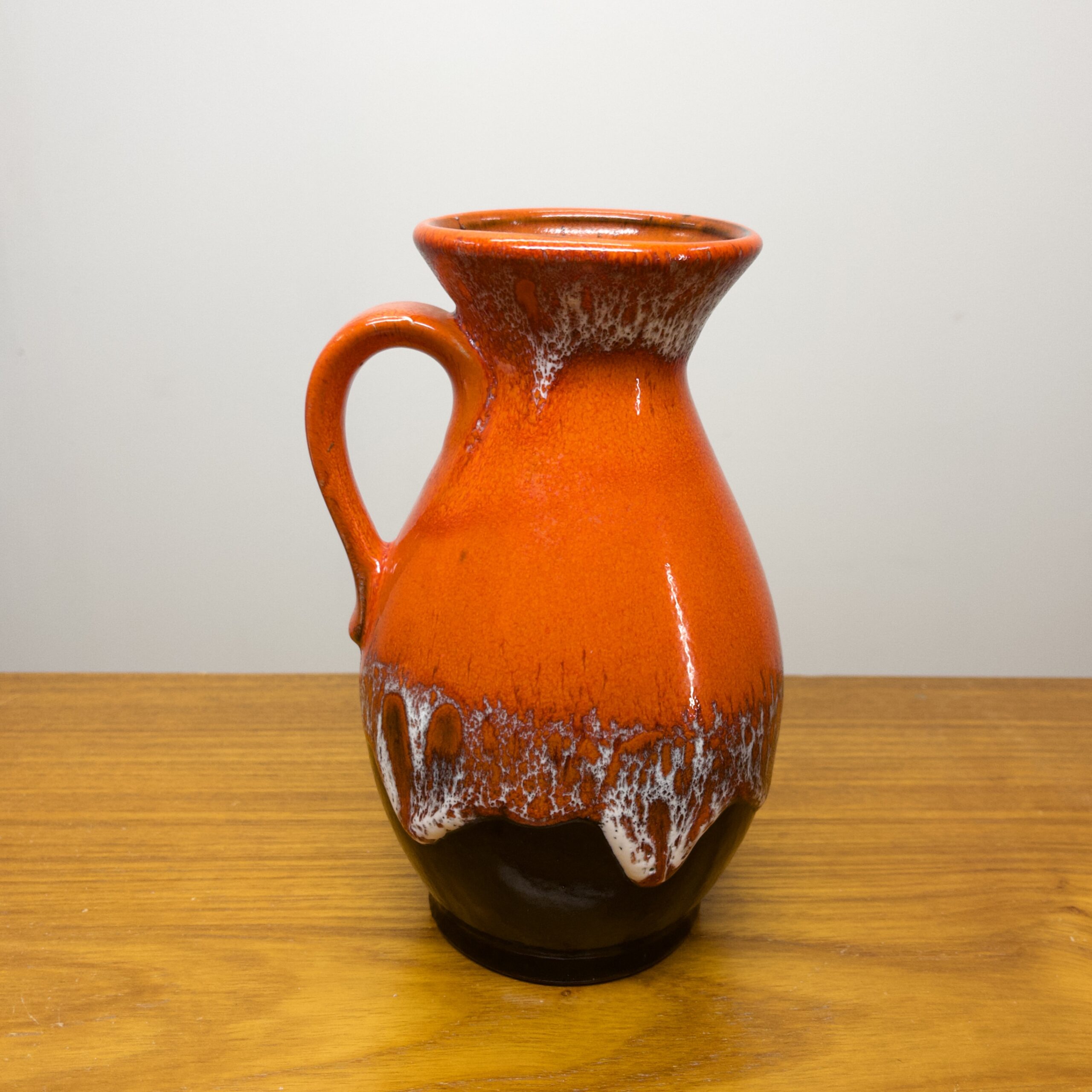 Fat Lava Handled Vase - Jasba