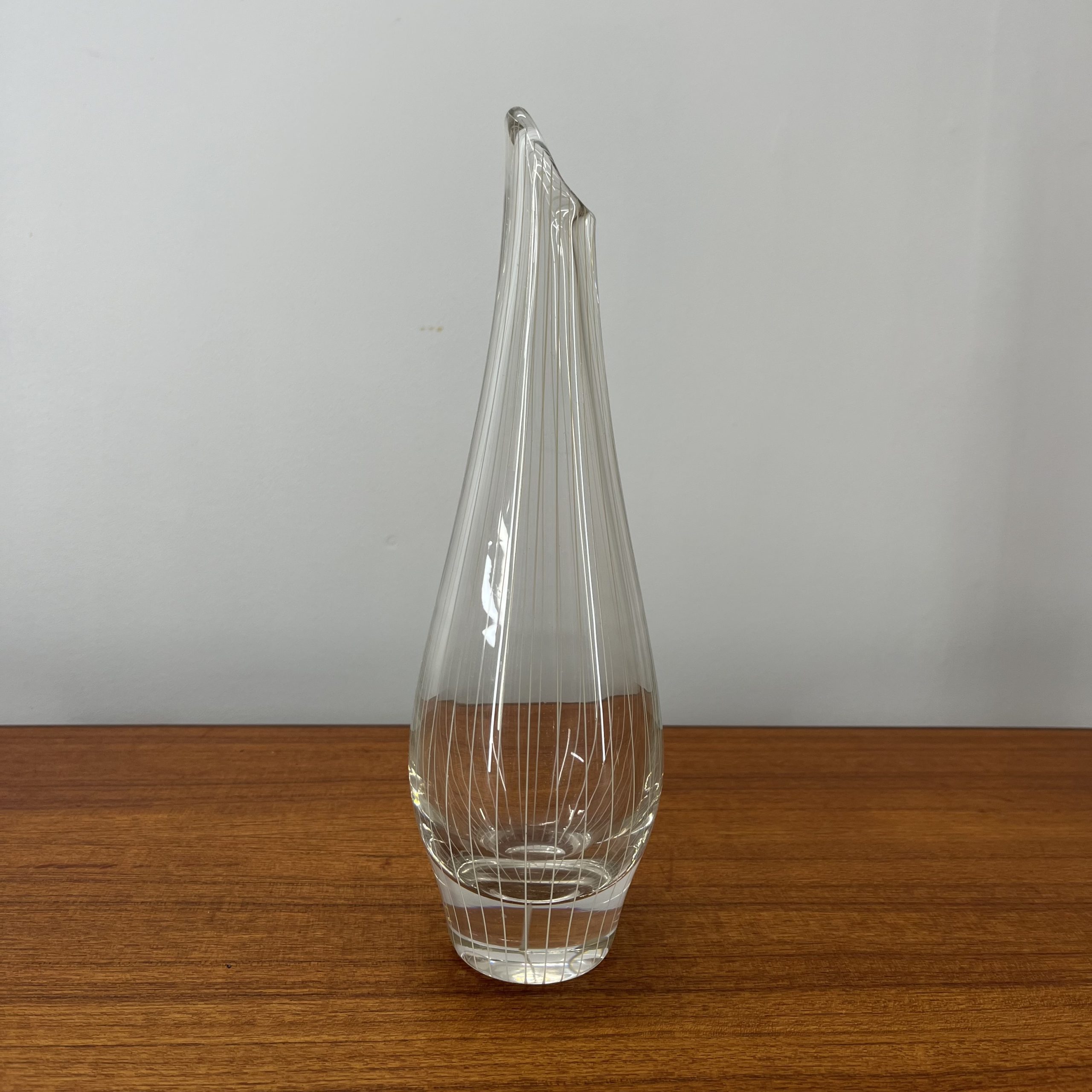 ”Strikt”/  "Strict" Glass Vase by Bengt Orup