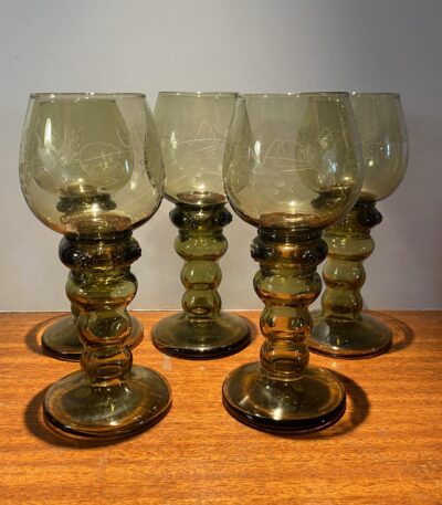 German Roemer wineglasses
