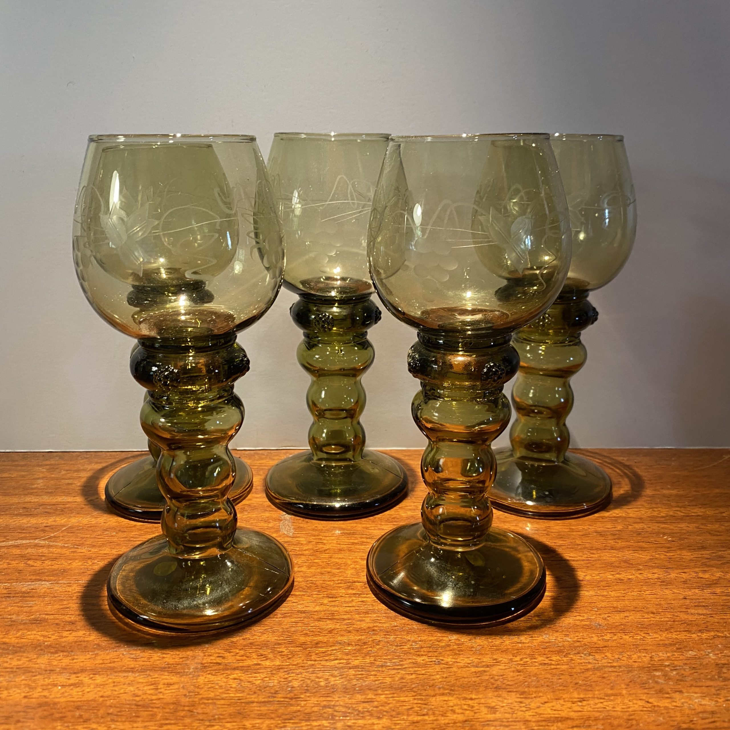 German Roemer wineglasses