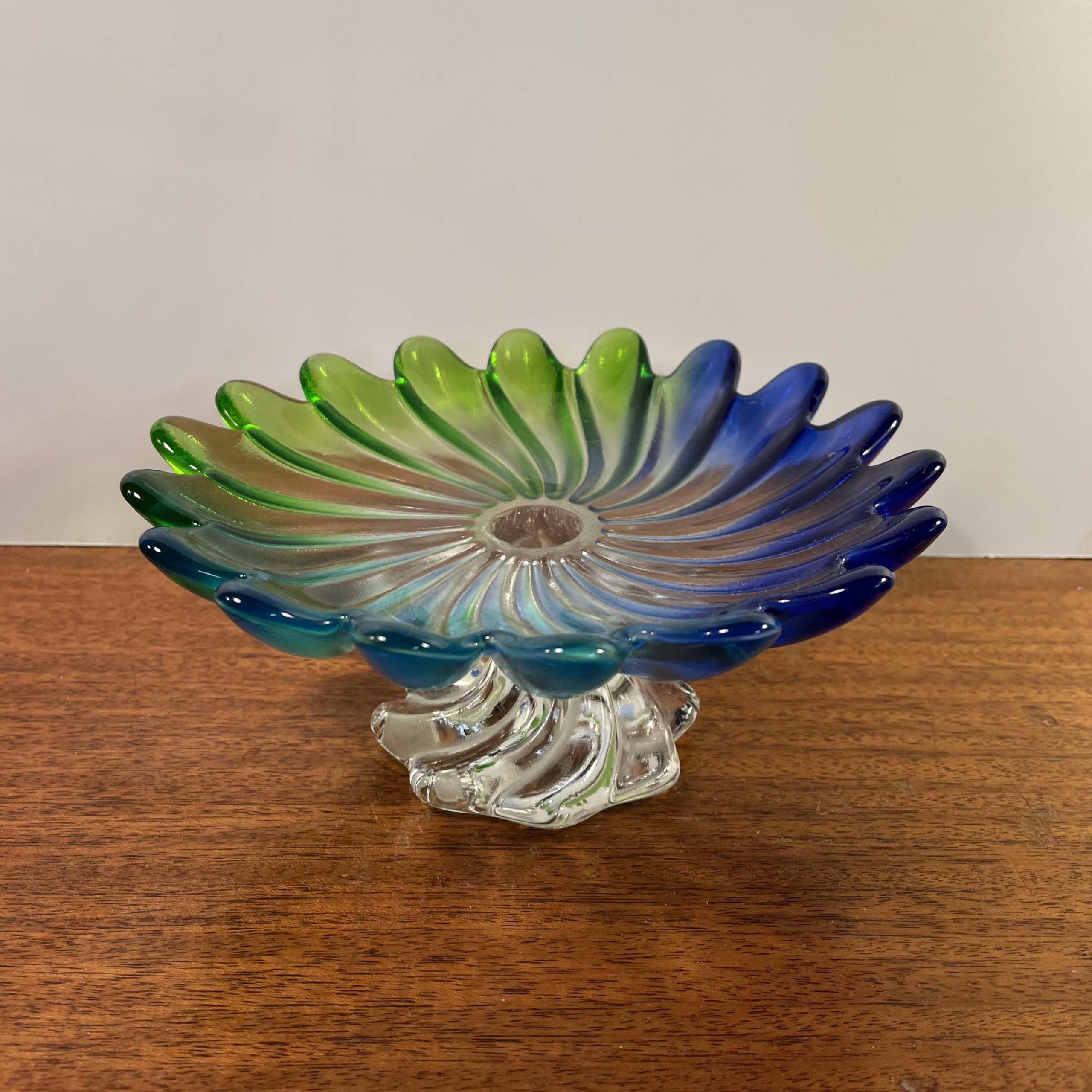 Cake Stand in Glass by Walther Glas